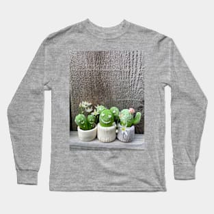 Cute cactus family Long Sleeve T-Shirt